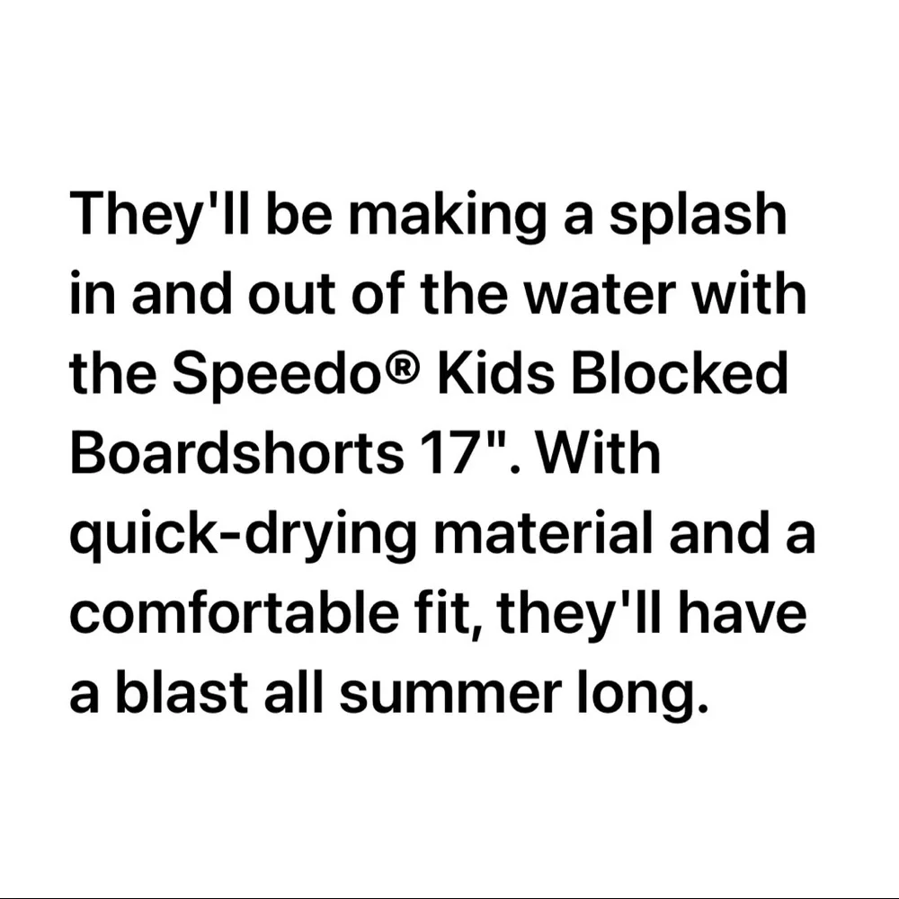 Boys Speedo Blocked Volley Swim Short